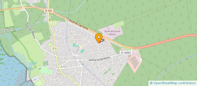 localisation de l'entreprise SCI MGSANTE  ARES