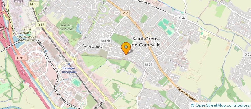 localisation de l'entreprise SCI MGSM  SAINT-ORENS-DE-GAMEVILLE