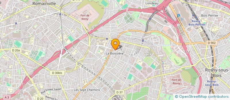localisation de l'entreprise SCI MGSM à MONTREUIL