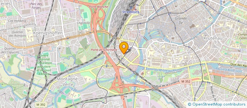 localisation de l'entreprise SCI MGV à STRASBOURG