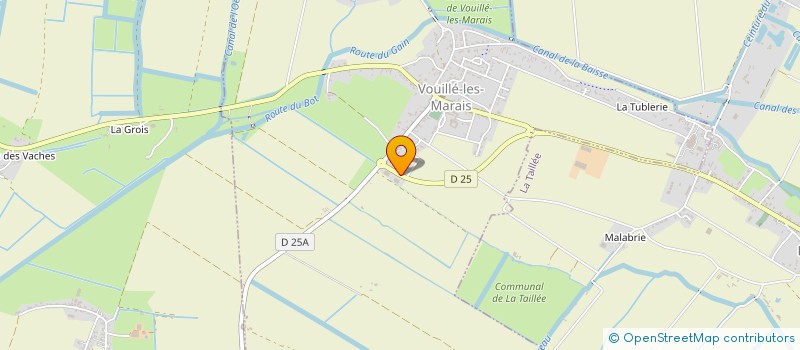 localisation de l'entreprise SCI MGW85  VOUILLE-LES-MARAIS