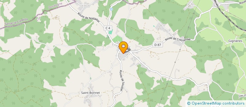 localisation de l'entreprise SCI MGYM  GIGNAC