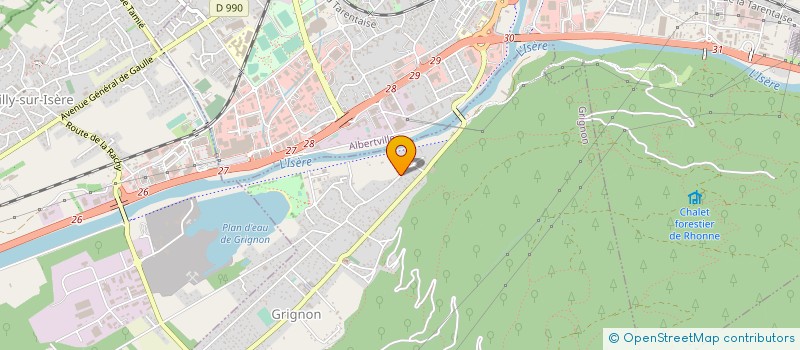 localisation de l'entreprise SCI MH 511  GRIGNON