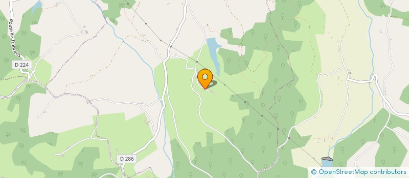 localisation de l'entreprise SCI MH  TRONCENS