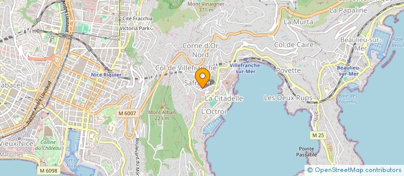 localisation de l'entreprise SCI MH02 à VILLEFRANCHE-SUR-MER