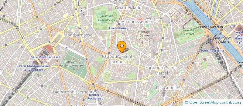 localisation de l'entreprise SCI MH2B  PARIS