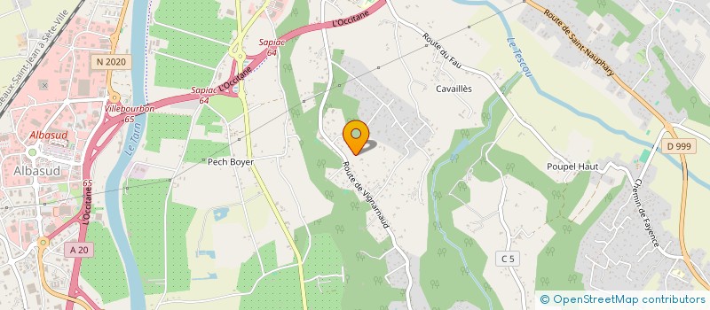 localisation de l'entreprise SCI MH2R  MONTAUBAN