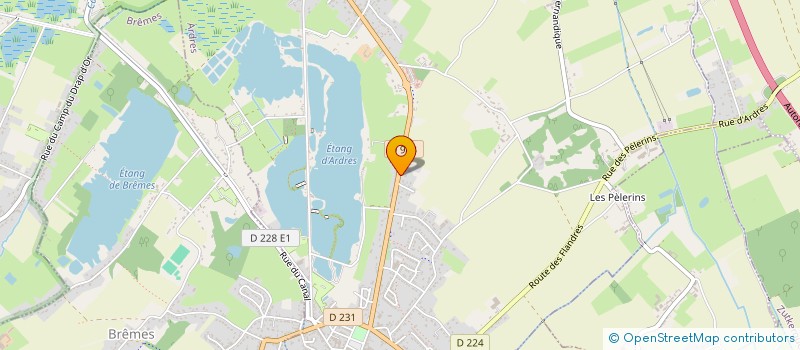 localisation de l'entreprise SCI MHA  ARDRES