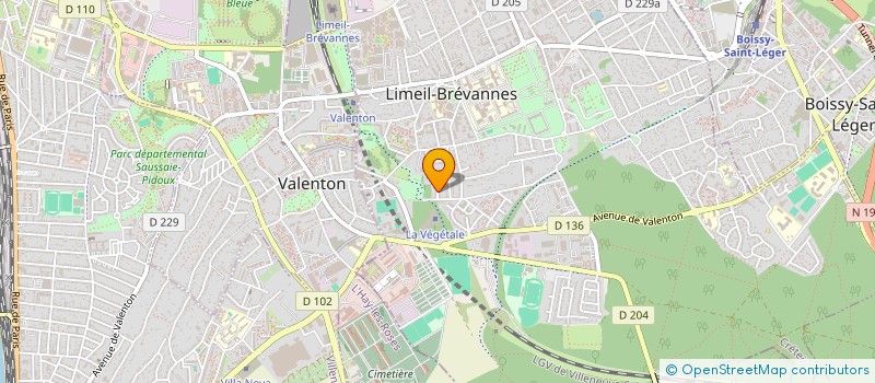 localisation de l'entreprise SCI MHA à LIMEIL-BREVANNES