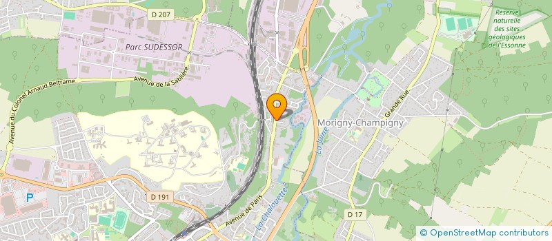 localisation de l'entreprise SCI MHA 91  ETAMPES