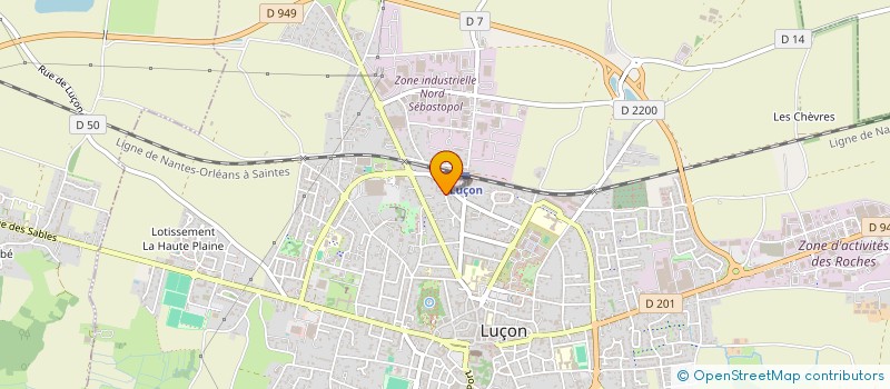 localisation de l'entreprise SCI MHB  LUCON