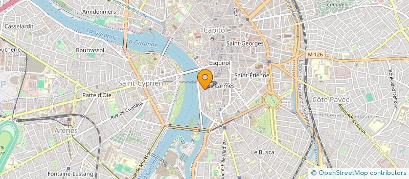 localisation de l'entreprise SCI MHB  TOULOUSE