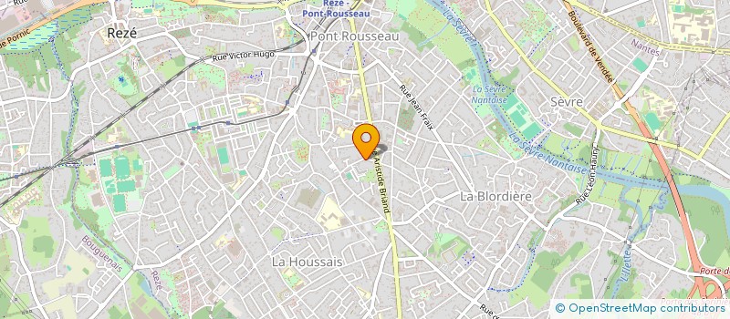 localisation de l'entreprise SCI MHC  REZE