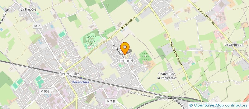 localisation de l'entreprise SCI MHC MIRABEAU  LOMPRET