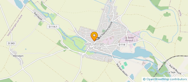 localisation de l'entreprise SCI MHCK SUD à SAINT-GEORGES-SUR-EURE