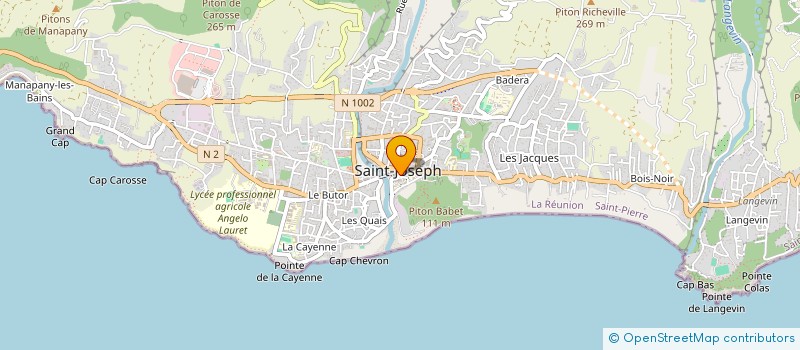 localisation de l'entreprise SCI MHCP à SAINT-JOSEPH