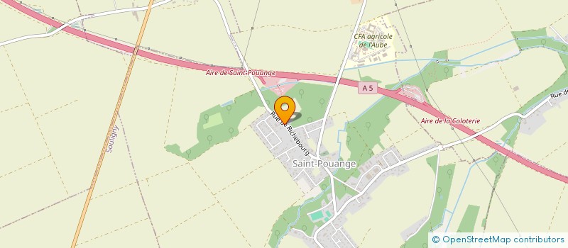 localisation de l'entreprise SCI MHD 10  SAINT POUANGE