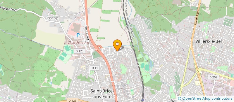 localisation de l'entreprise SCI MHD à SAINT-BRICE-SOUS-FORET