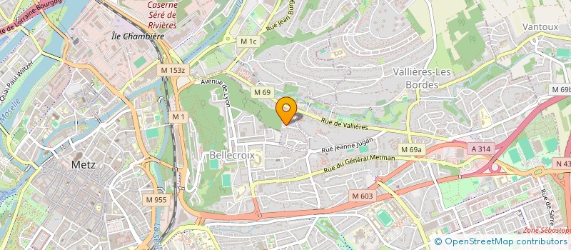 localisation de l'entreprise SCI MHD DIALLO  SAINT-JULIEN-LES-METZ