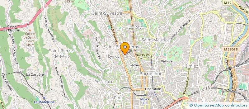 localisation de l'entreprise SCI MHEMMEDI à NICE