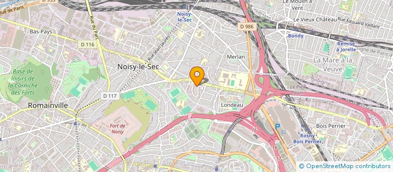 localisation de l'entreprise SCI MHENNIMO à NOISY-LE-SEC