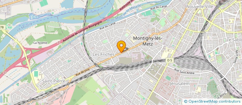 localisation de l'entreprise SCI MHG 1 à MONTIGNY-LES-METZ