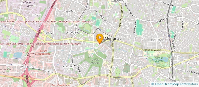 localisation de l'entreprise SCI MHGC  PESSAC