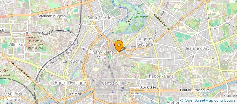 localisation de l'entreprise SCI MHING  RENNES