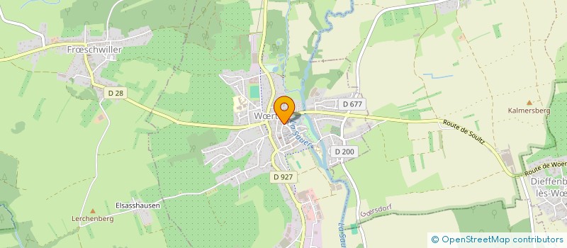 localisation de l'entreprise SCI MHK  WALBOURG