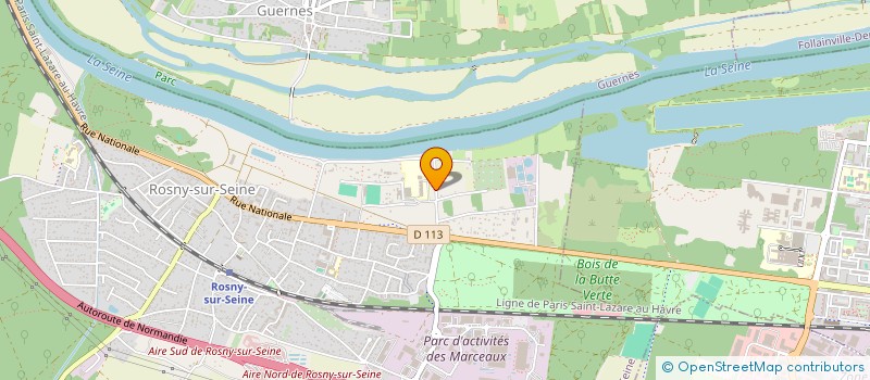 localisation de l'entreprise SCI MHK  ROSNY-SUR-SEINE