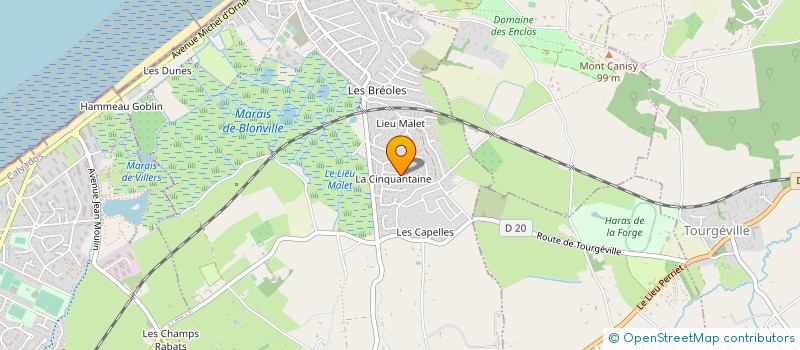 localisation de l'entreprise SCI MHLOB à BLONVILLE-SUR-MER