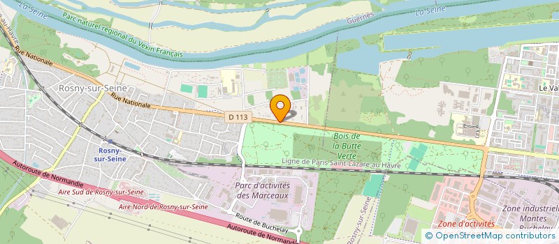 localisation de l'entreprise SCI MHOB  ROSNY-SUR-SEINE