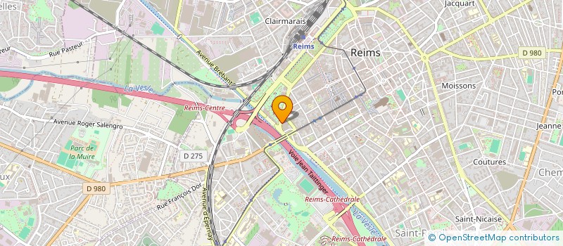 localisation de l'entreprise SCI MHR  REIMS