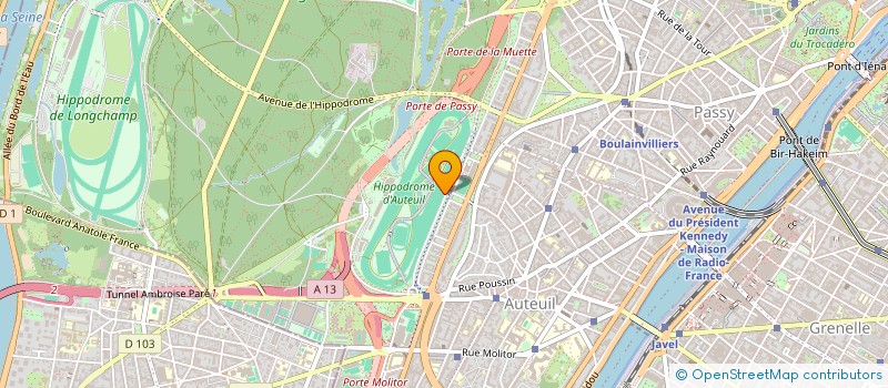 localisation de l'entreprise SCI MHRF  PARIS