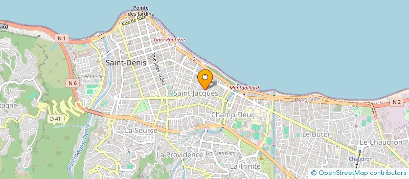 localisation de l'entreprise SCI MHS à SAINT-DENIS