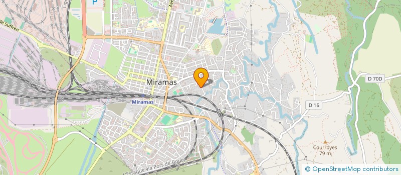 localisation de l'entreprise SCI MHS à MIRAMAS