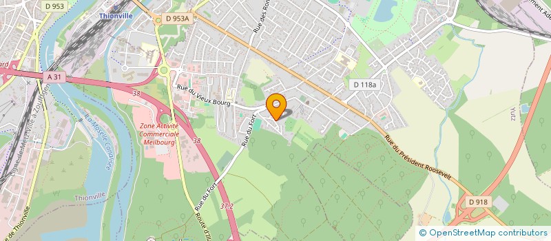 localisation de l'entreprise SCI MHS3E  YUTZ