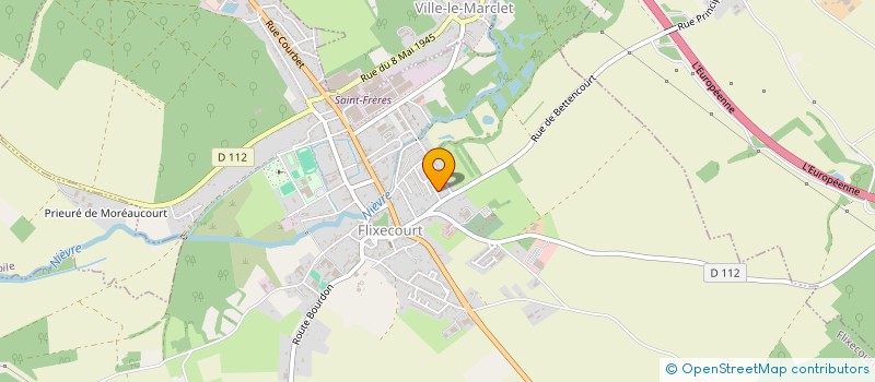 localisation de l'entreprise SCI MHV  FLIXECOURT