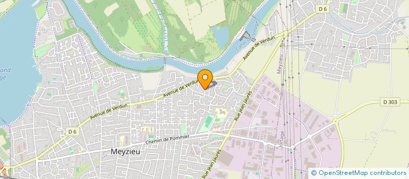 localisation de l'entreprise SCI MHZ  MEYZIEU