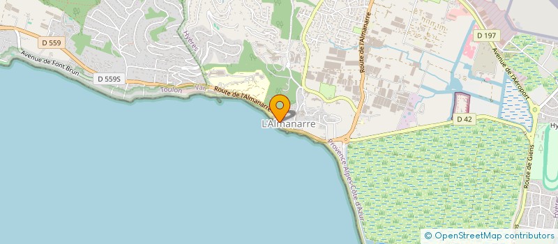 localisation de l'entreprise SCI MI 3 à HYERES