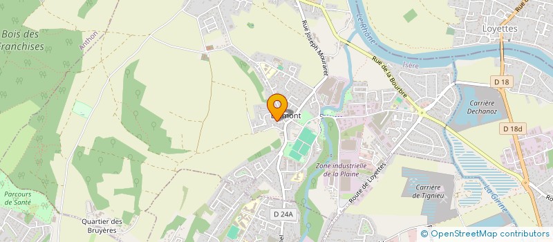 localisation de l'entreprise SCI MI  CHAVANOZ