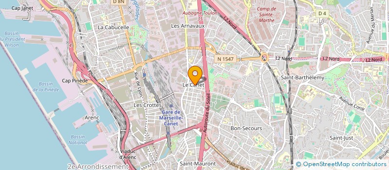 localisation de l'entreprise SCI MI à MARSEILLE