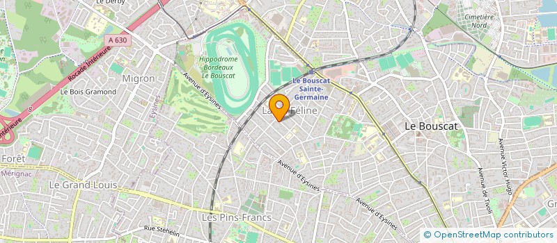 localisation de l'entreprise SCI MI-CA  LE BOUSCAT