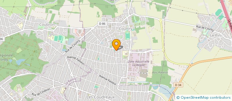 localisation de l'entreprise SCI MI&CO  COURTRY