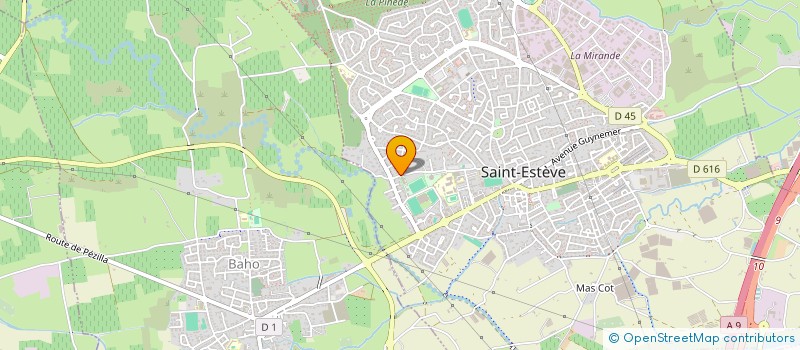 localisation de l'entreprise SCI MI-DO  SAINT-ESTEVE