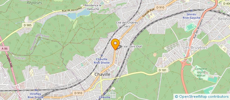 localisation de l'entreprise SCI MI IMMO à CHAVILLE