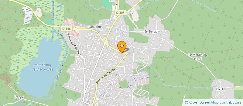 localisation de l'entreprise SCI MI MA  BISCARROSSE