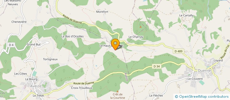 localisation de l'entreprise SCI MI MI  AVEIZE