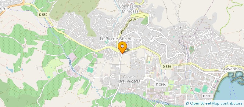 localisation de l'entreprise SCI MI VOIE à BORMES-LES-MIMOSAS
