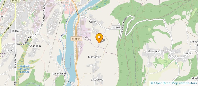 localisation de l'entreprise SCI MI1  BELLEY